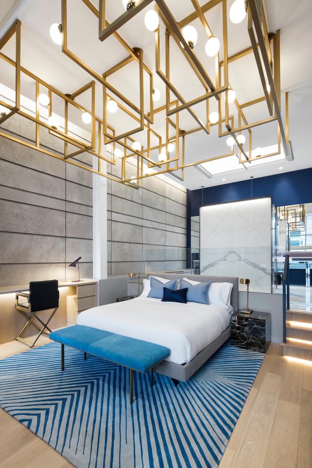 The bed in the W hotel