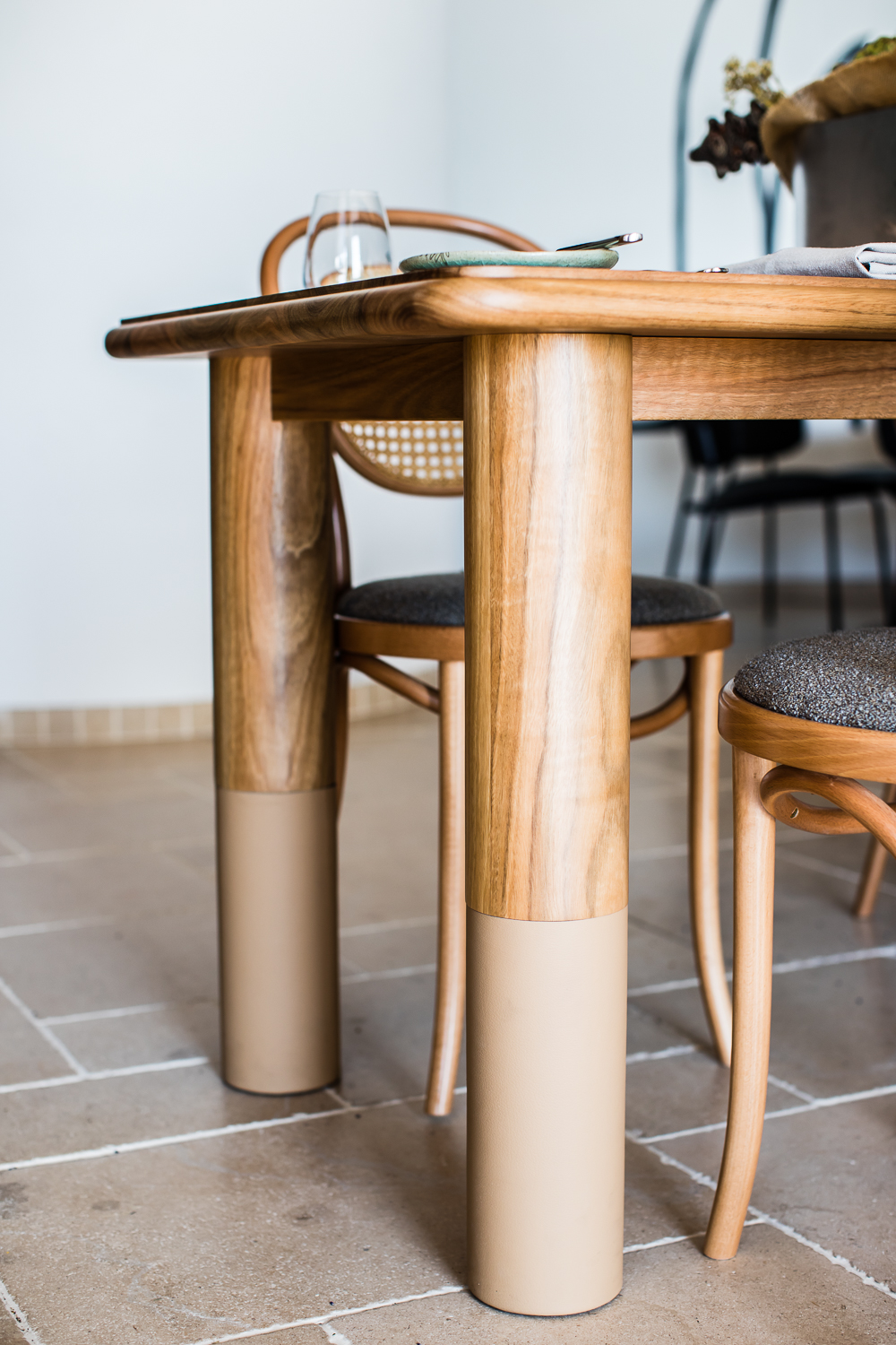 Chairs inside the Ete restaurant