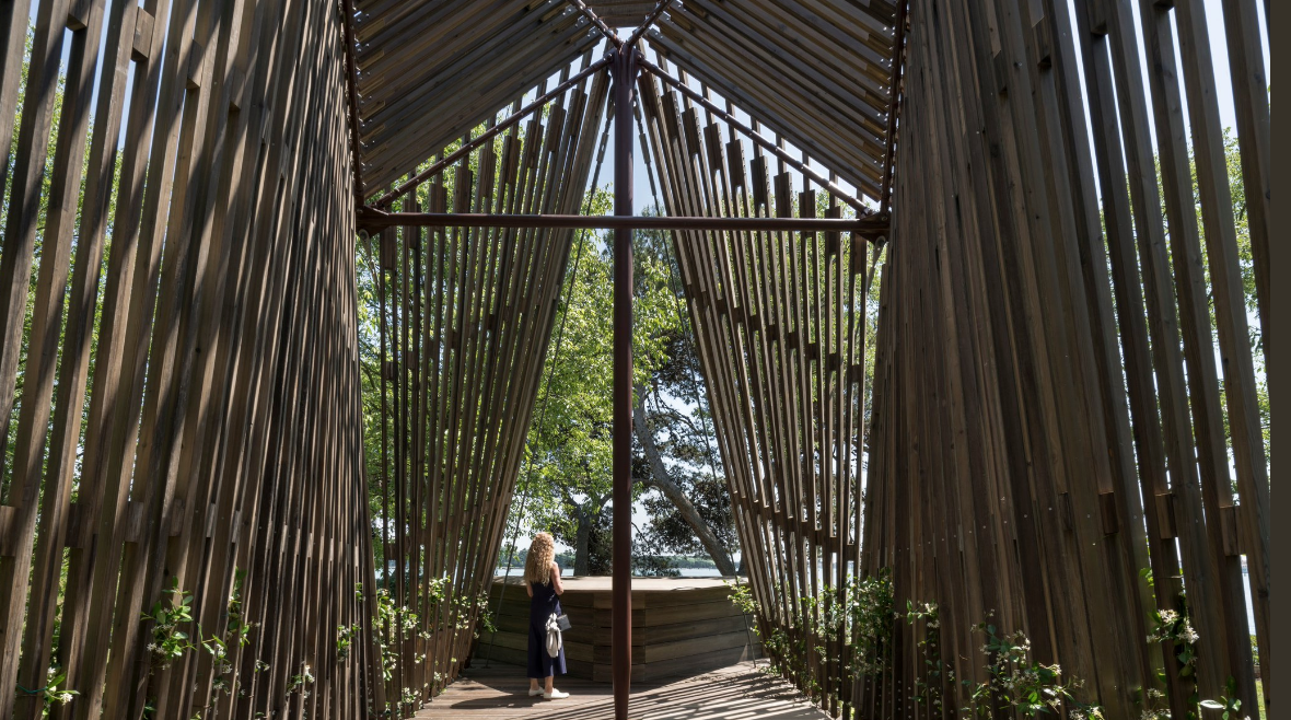 The chapel designed by Norman Foster