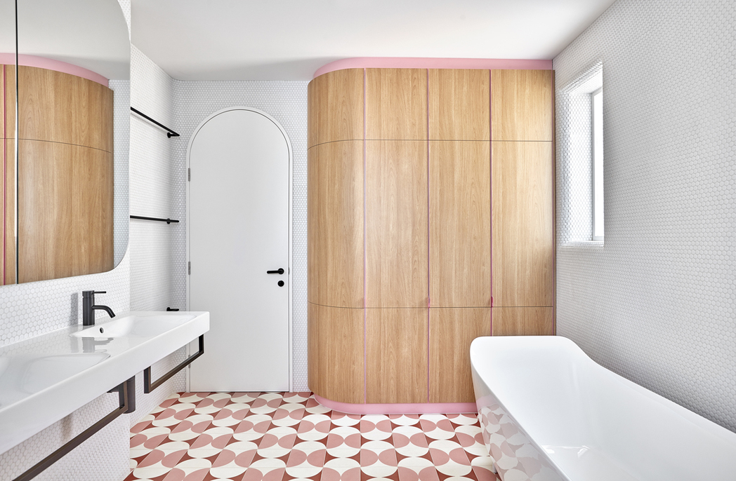 bathroom in the Art House