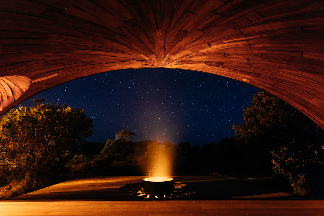 The krakani lumi camp in Tasmania