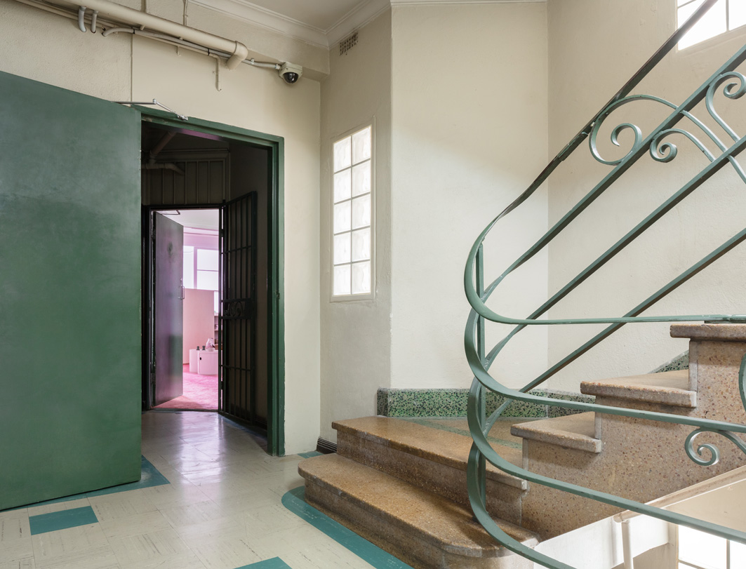 View into the apartment from the hallway