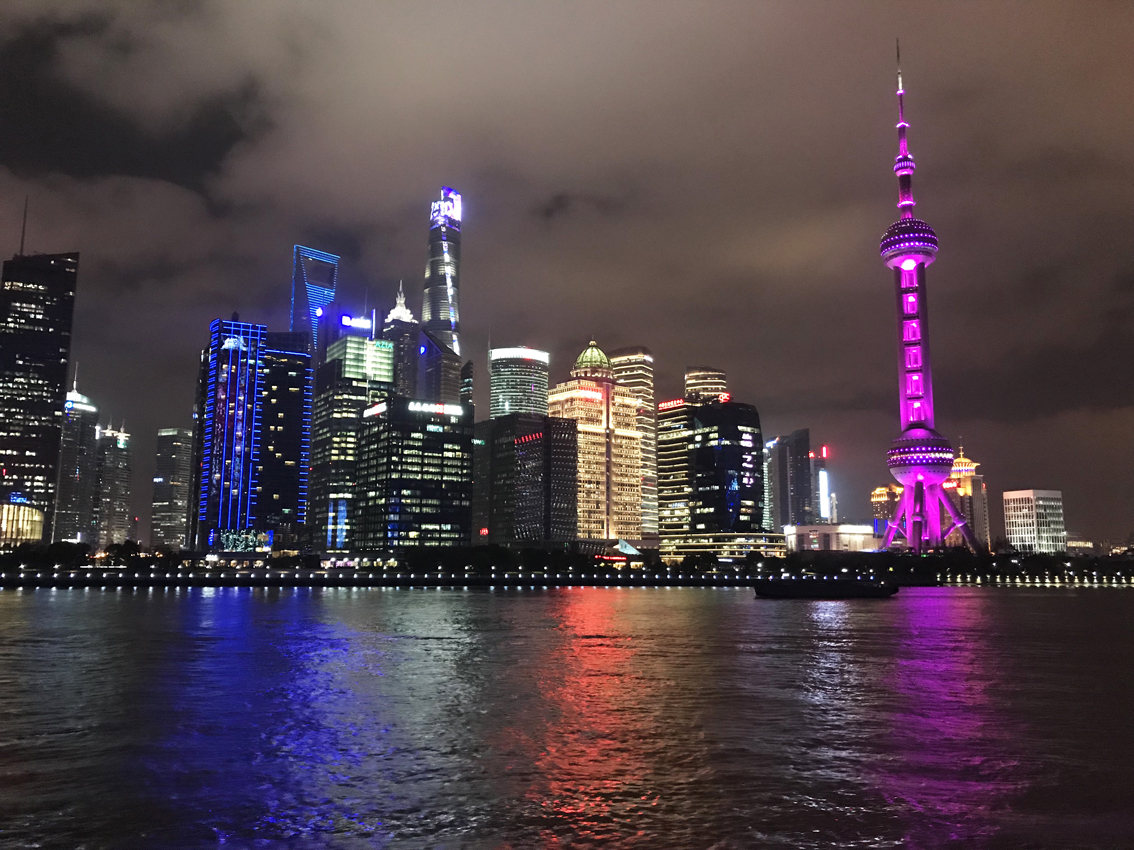 Shanghai at night