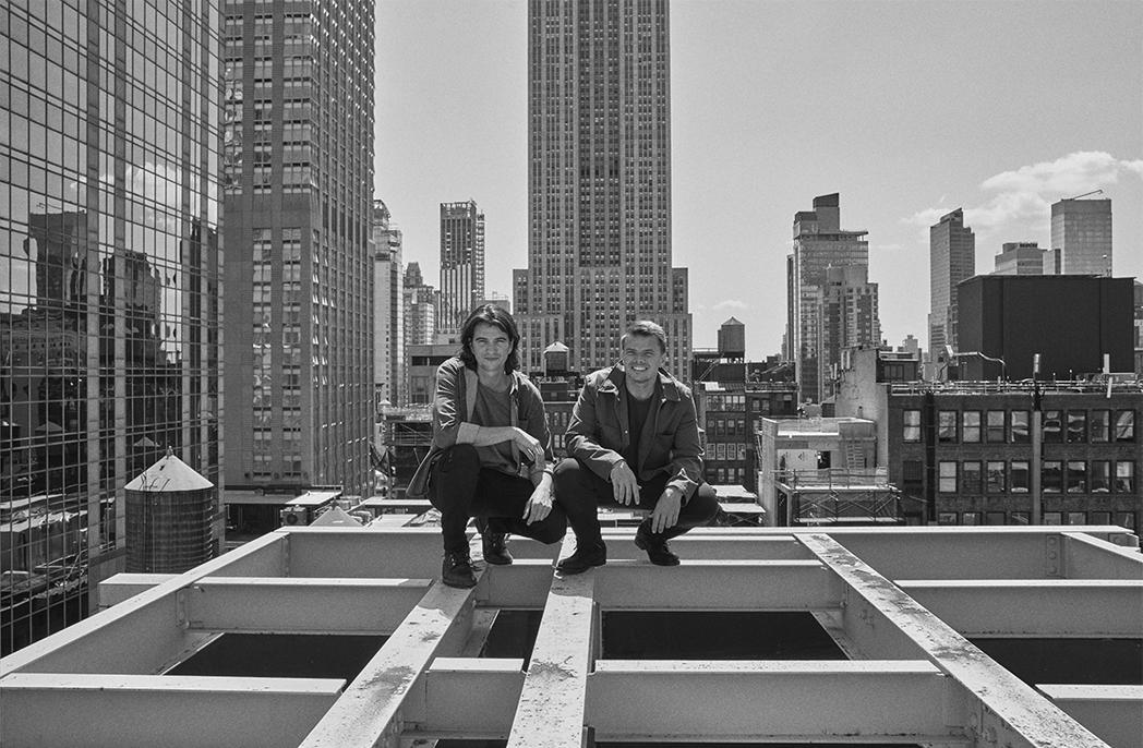 Bjarke Ingels and Adam Neumann