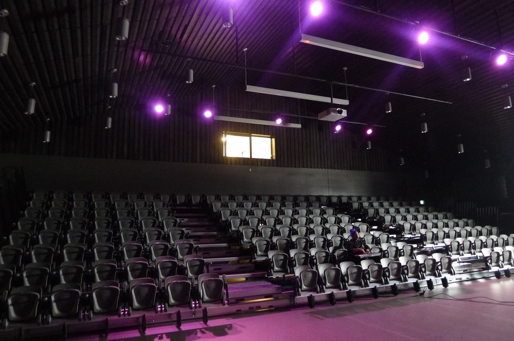 Main hall with seating in position