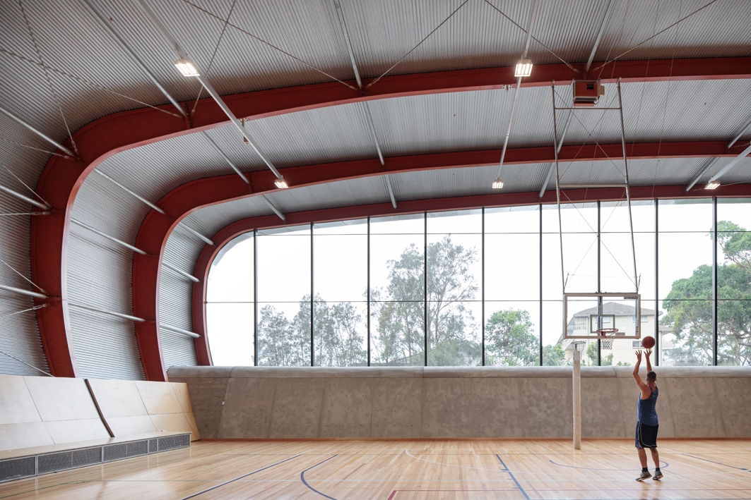 Basketball court in the PCYC