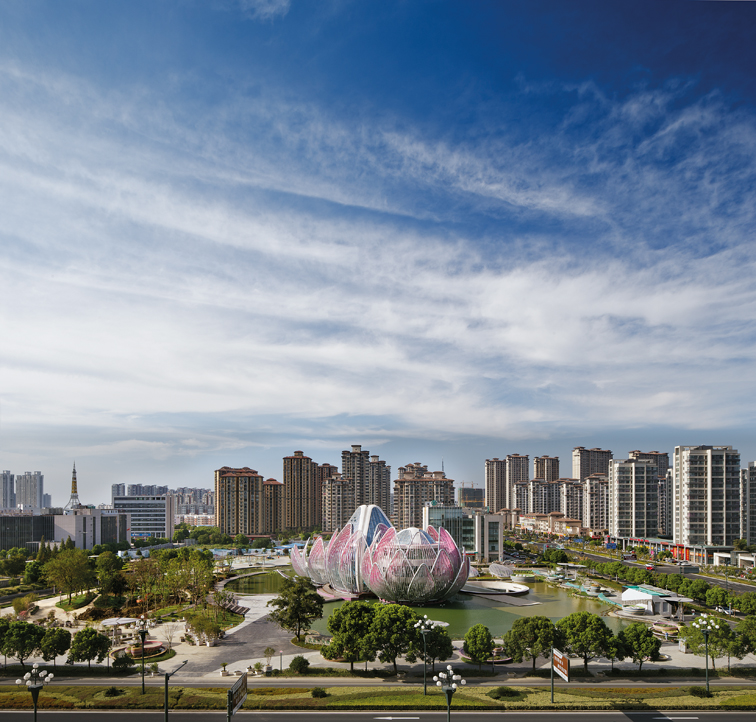 Lotus Centre from a distance