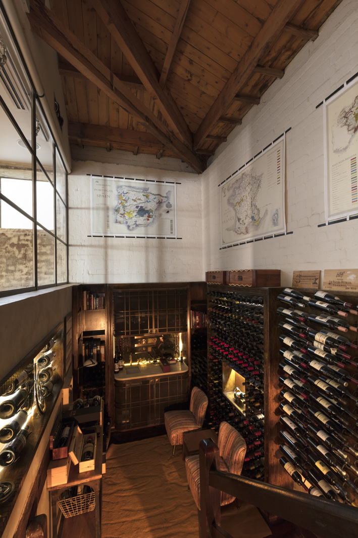 The wine room 