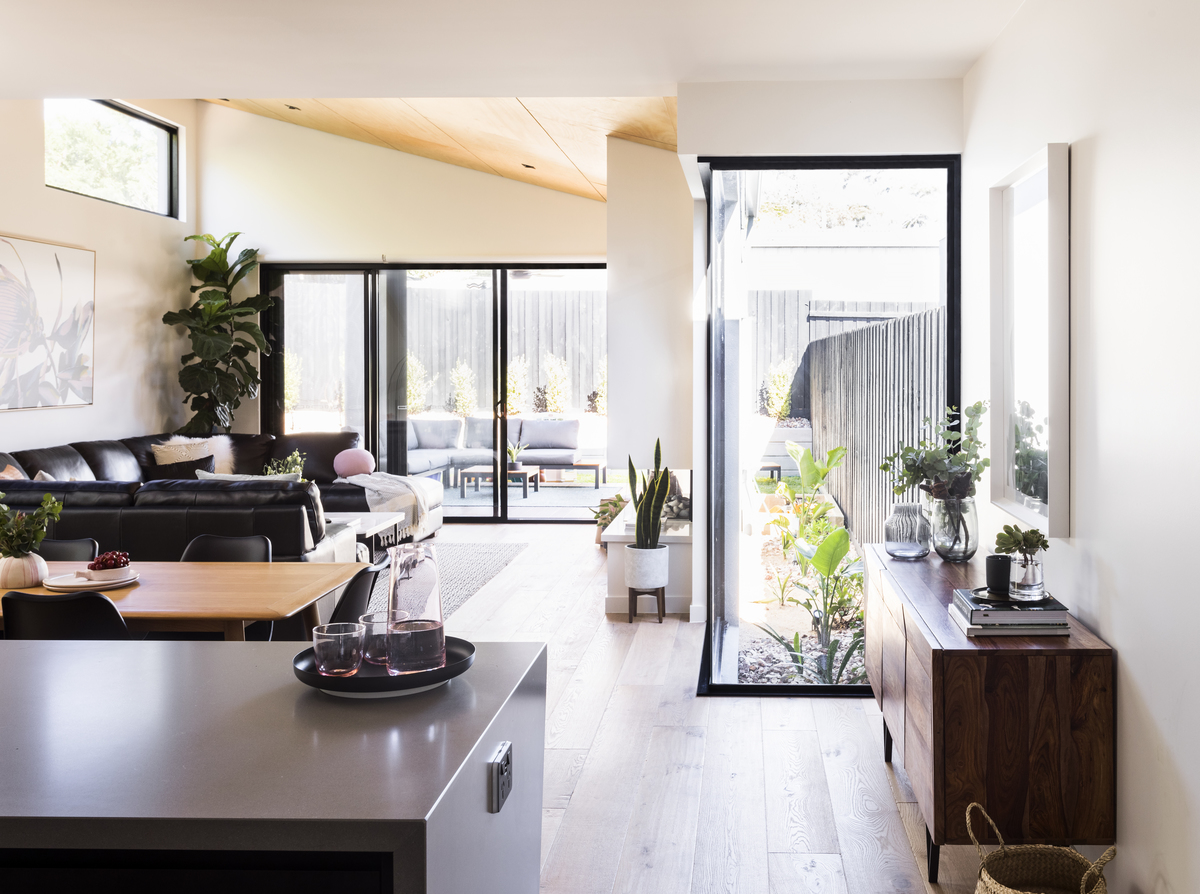 Kitchen/living area of the house