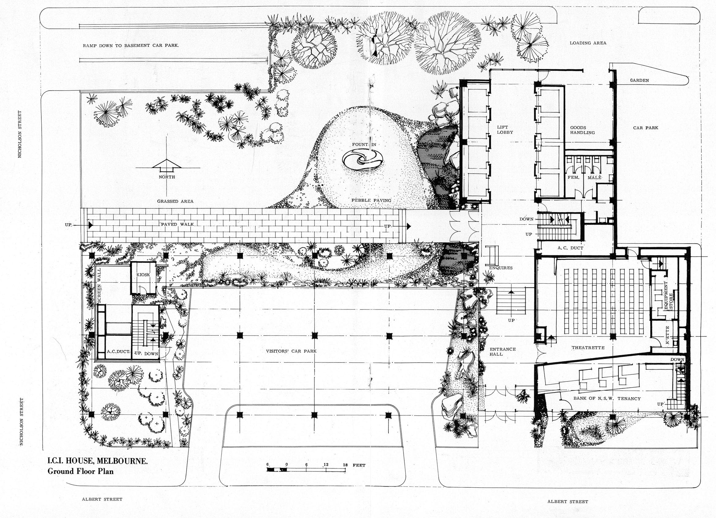 Plans for ICI House