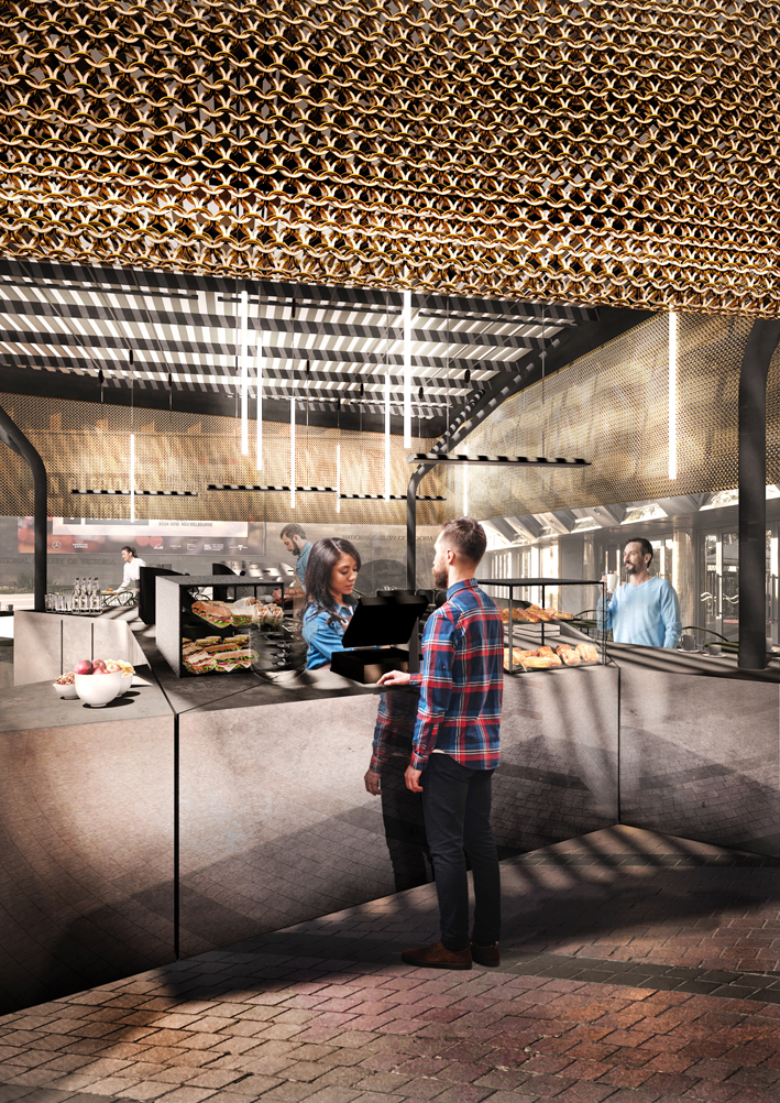 Inside the design of the new Melbourne Arts Centre Cento cafe