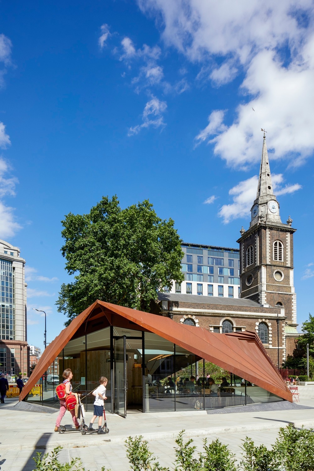 Alternative angle of the pavilion