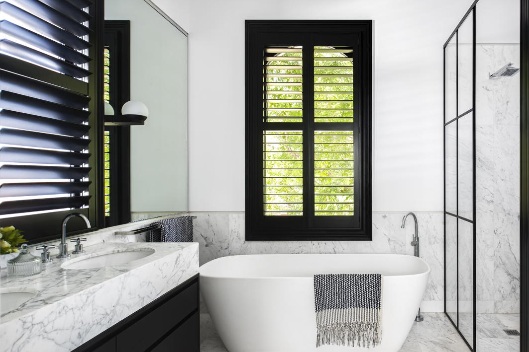 Bathroom in the Clark house