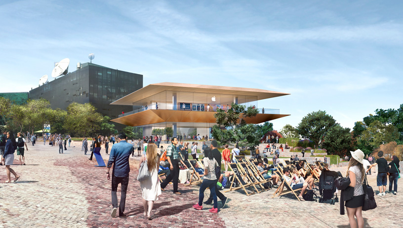 The original Apple store design by Foster and Partners