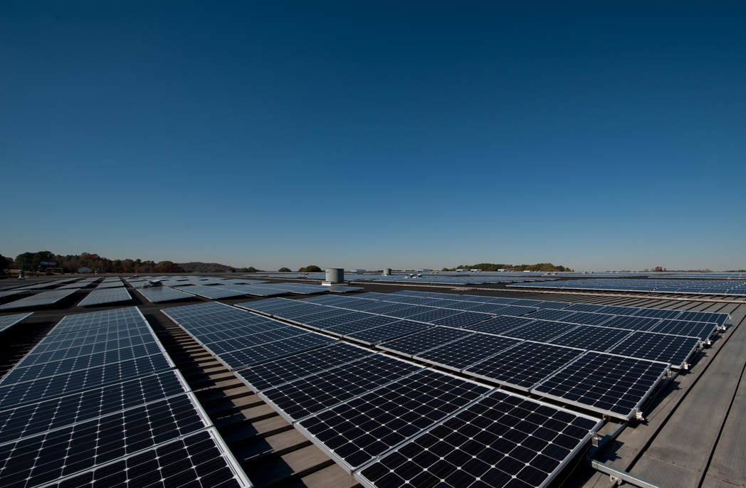 Our PV solar array at Plant X in Cartersville, Georgia USA.