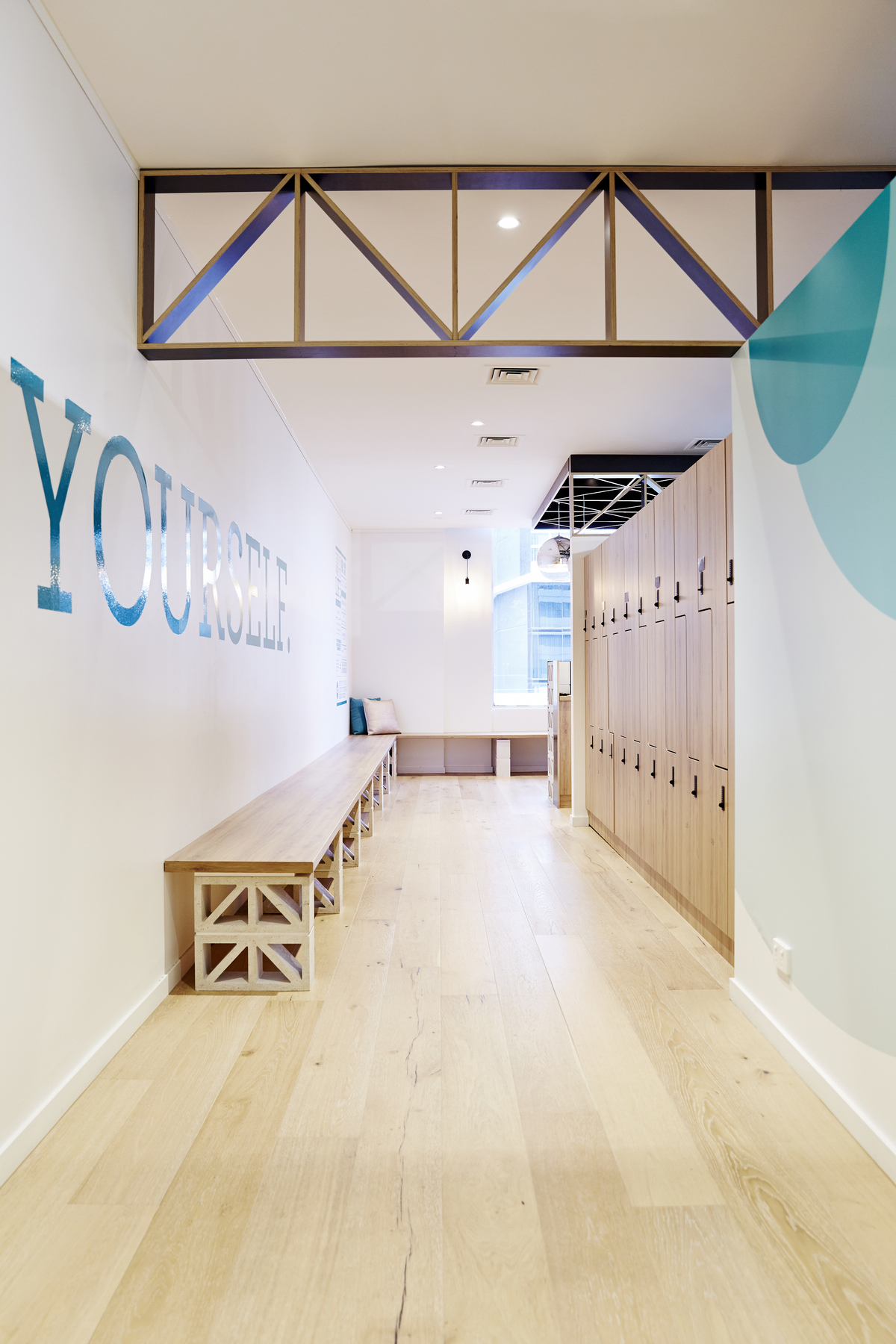 Hallway in the new KX Pilates Melbourne CBD