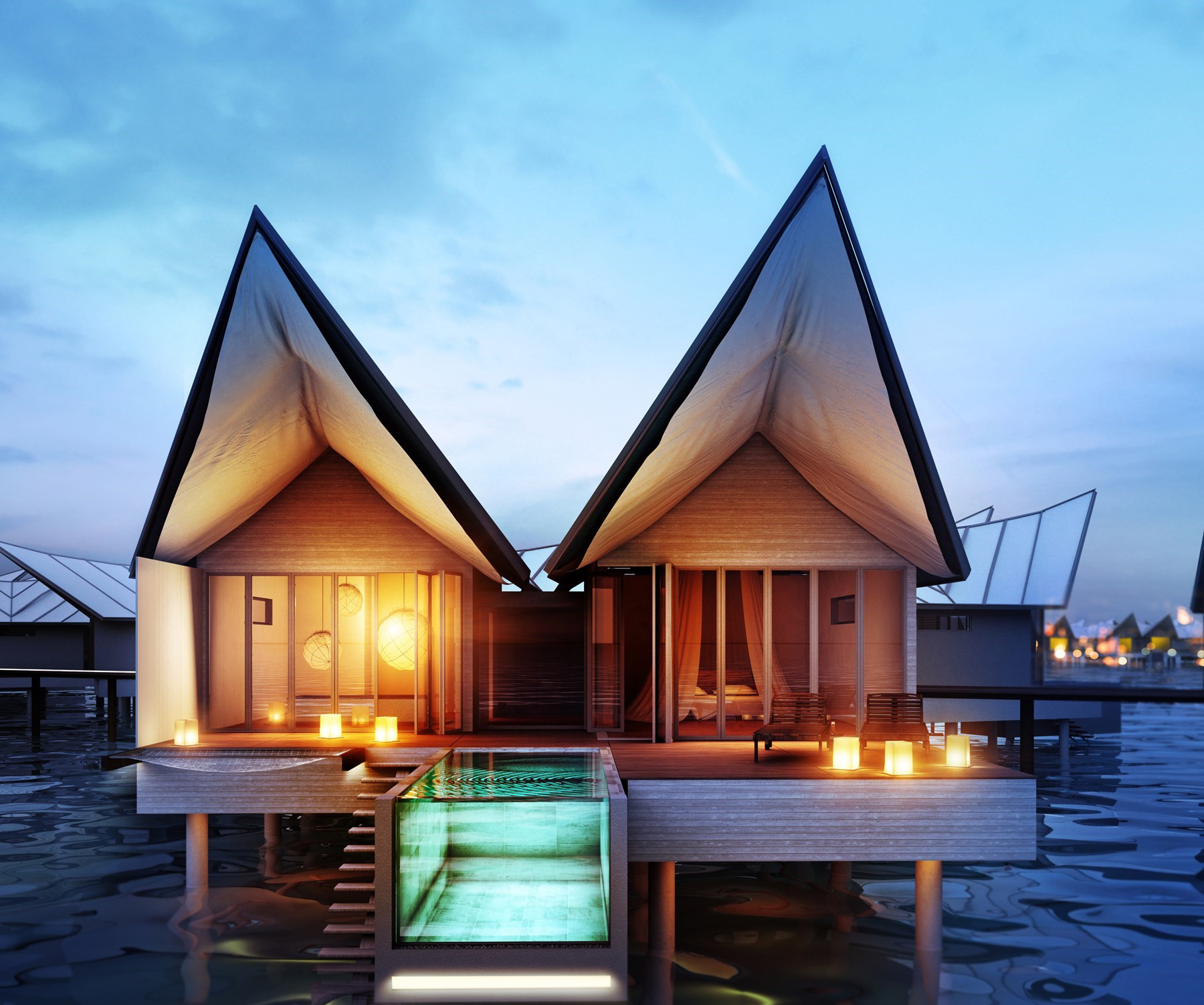 natural materials used at the new Movenpick hotel in the Maldives