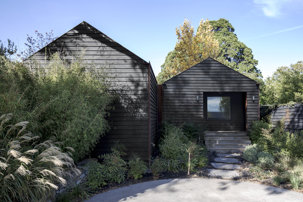 Exterior of hardwood house by Adam Kane