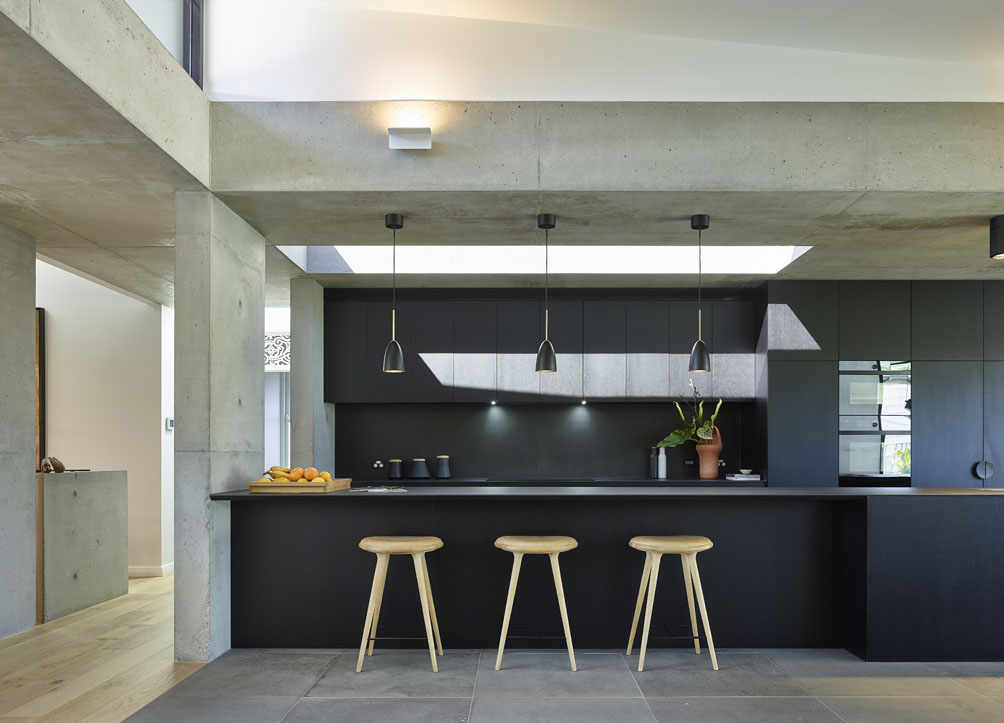 The kitchen in the Sorrel Street House