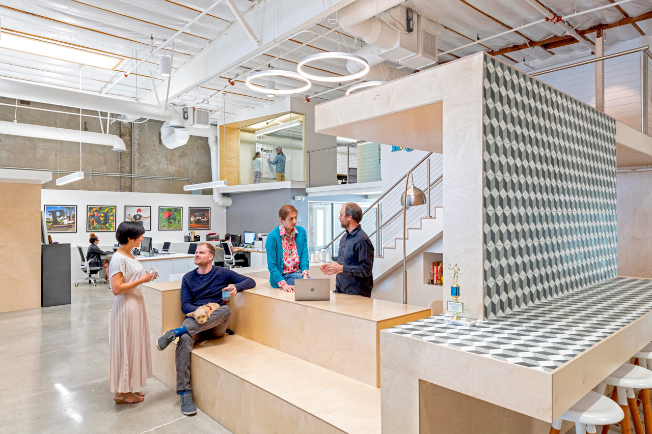 Interior of the new Roger TV studio