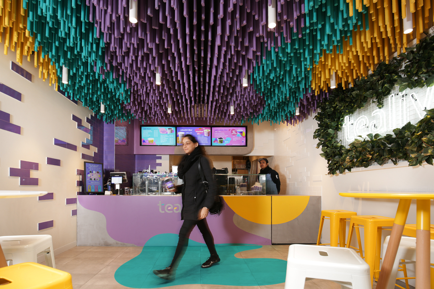 inside the Tealive store