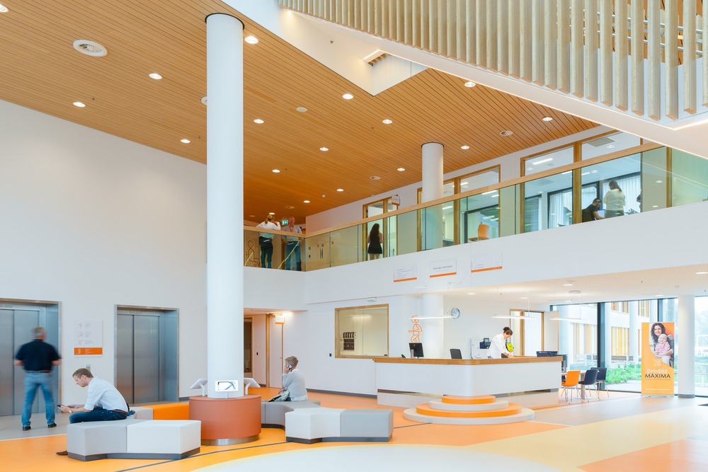 Reception area at the Princess Máxima Centre