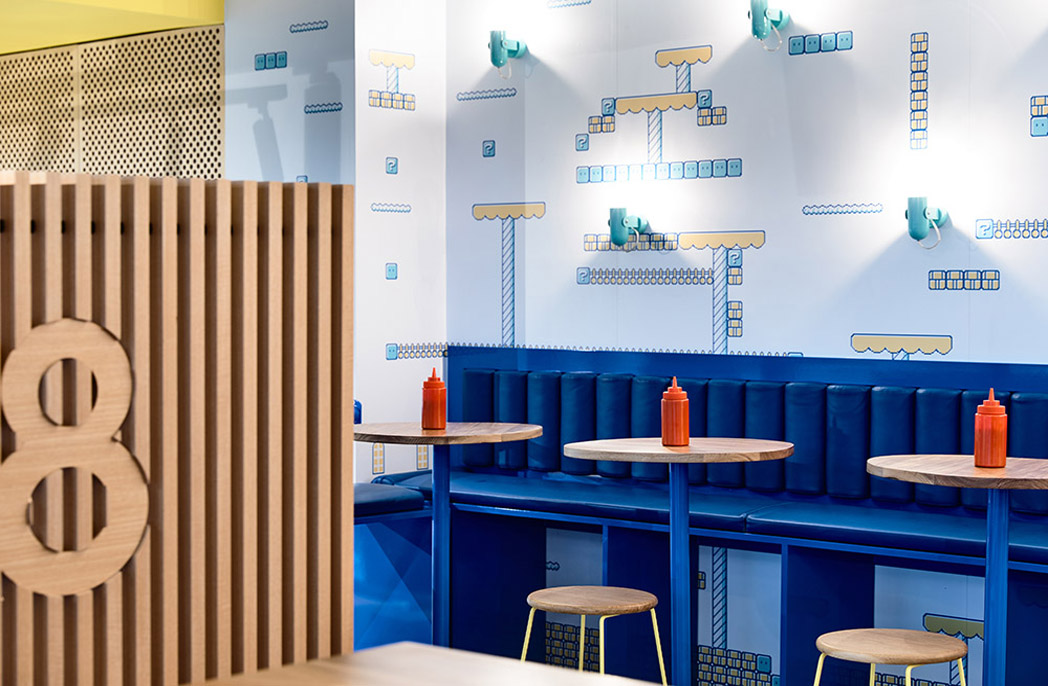 8bit burger restaurant