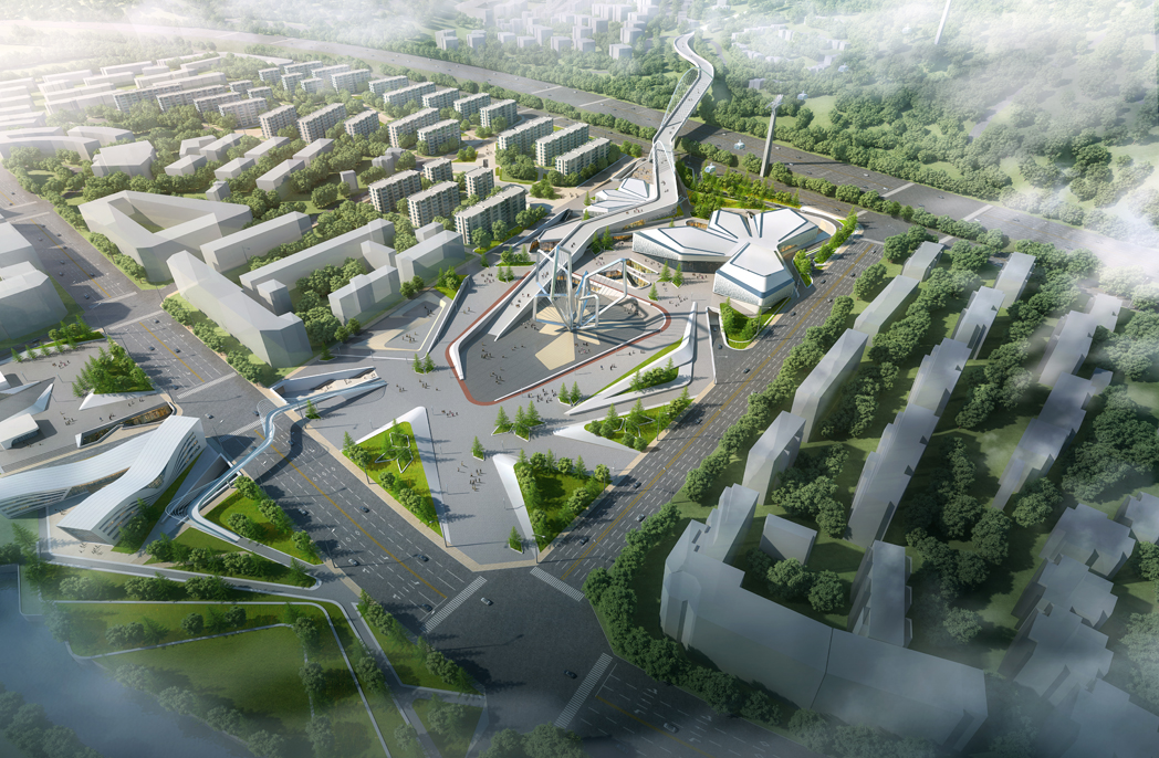 GroupGSA Chongli City Centre design