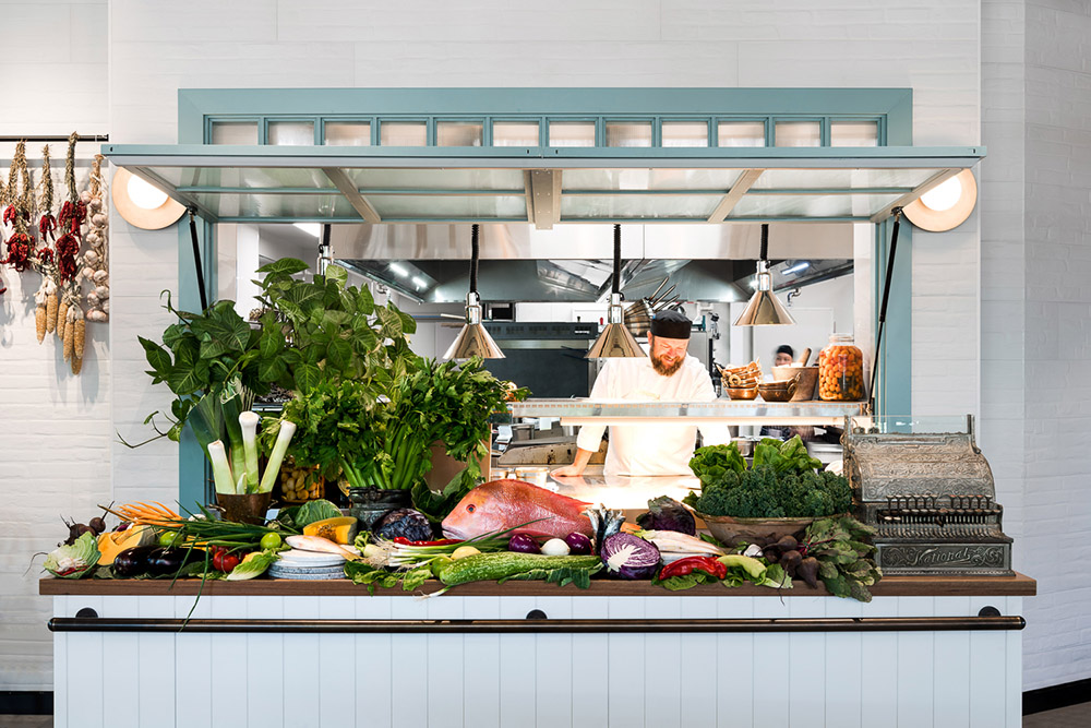 The kitchen at Market Grounds