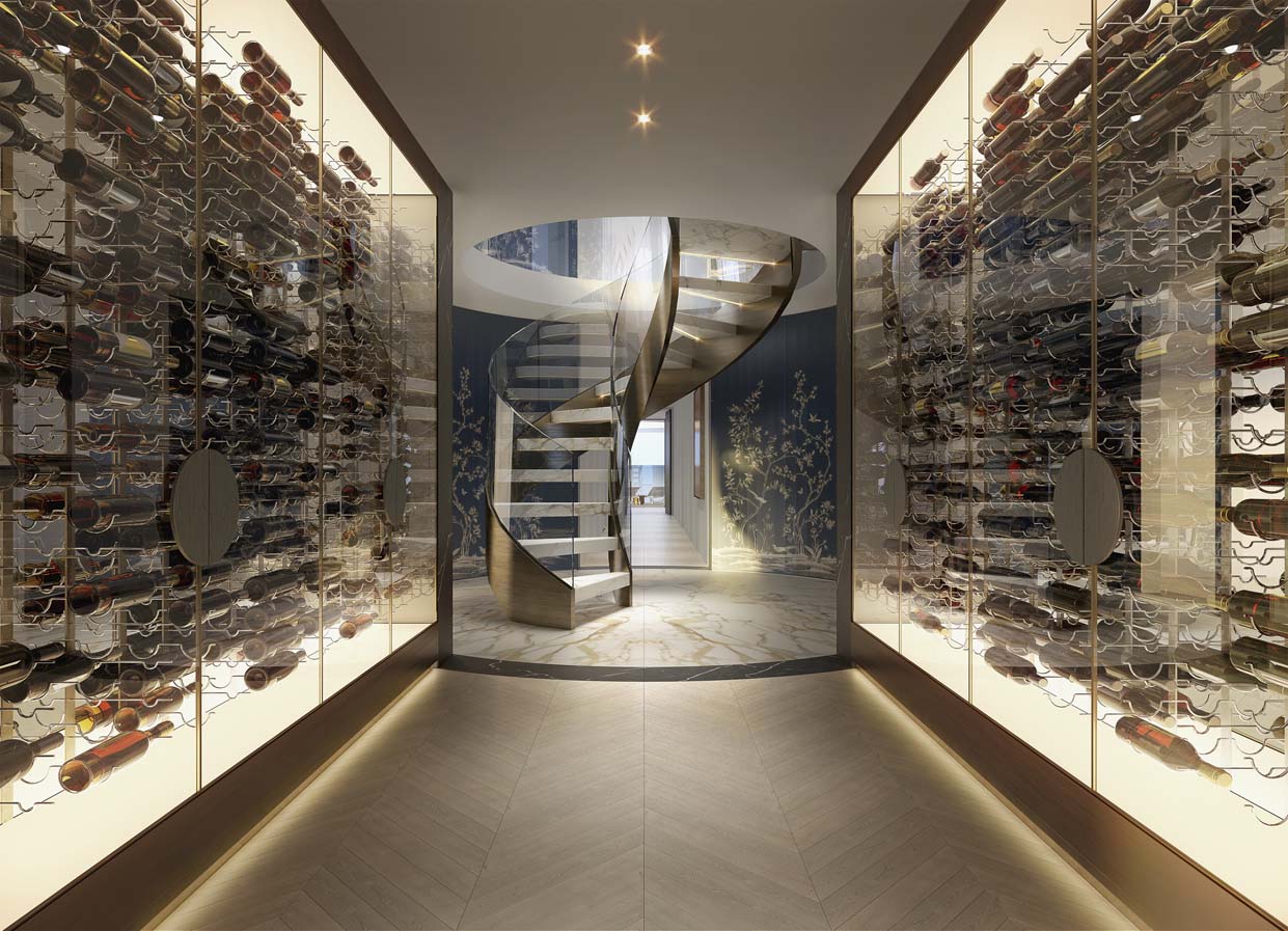 Wine Cellar and Stairs