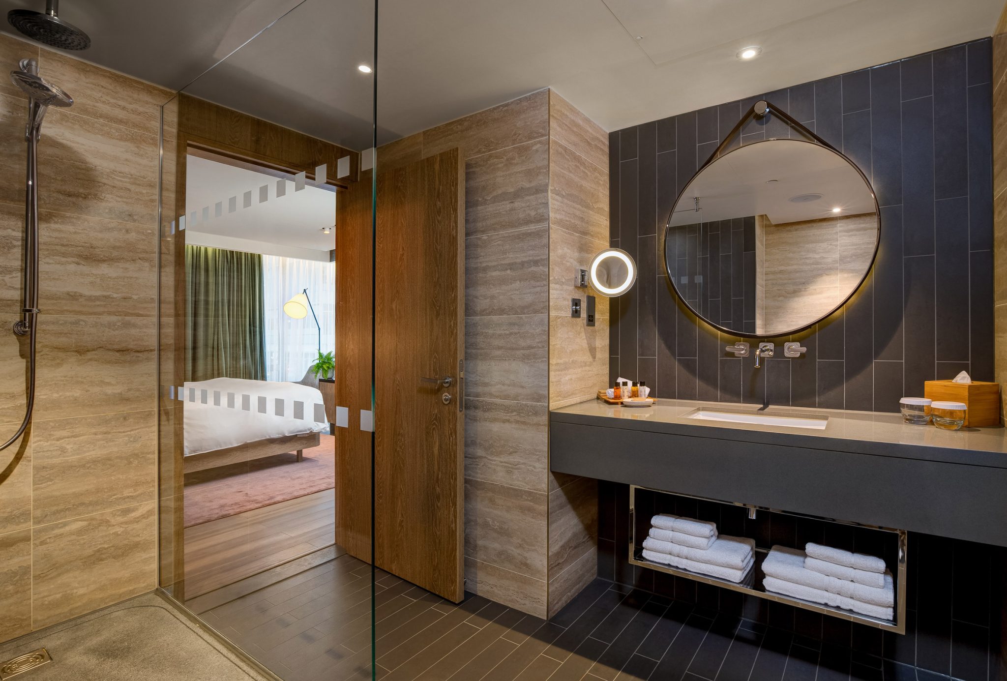 The bathroom