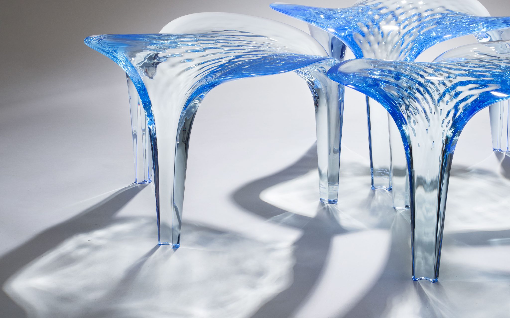 Liquid Glacial Stools - ZHD x David Gill Gallery