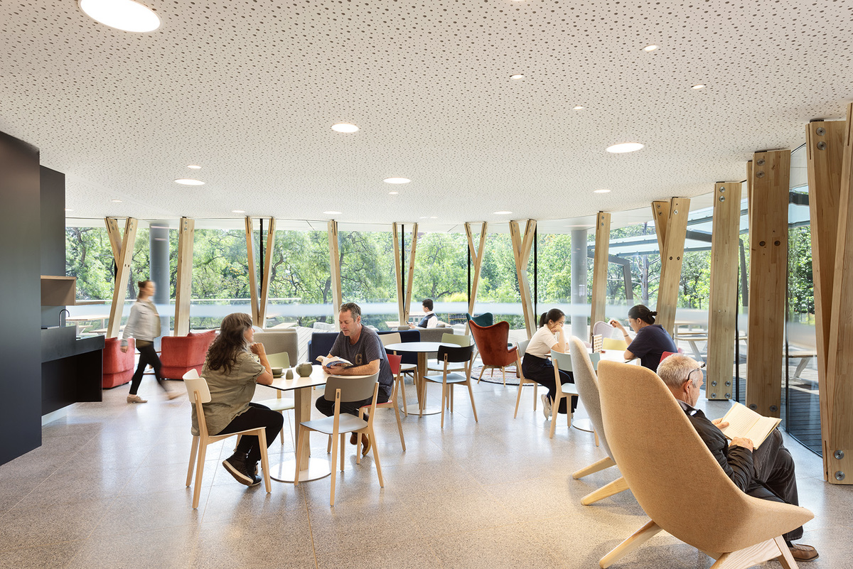 The Orygen and OYH Parkville building designed by Billard Leece Partnership (BLP)