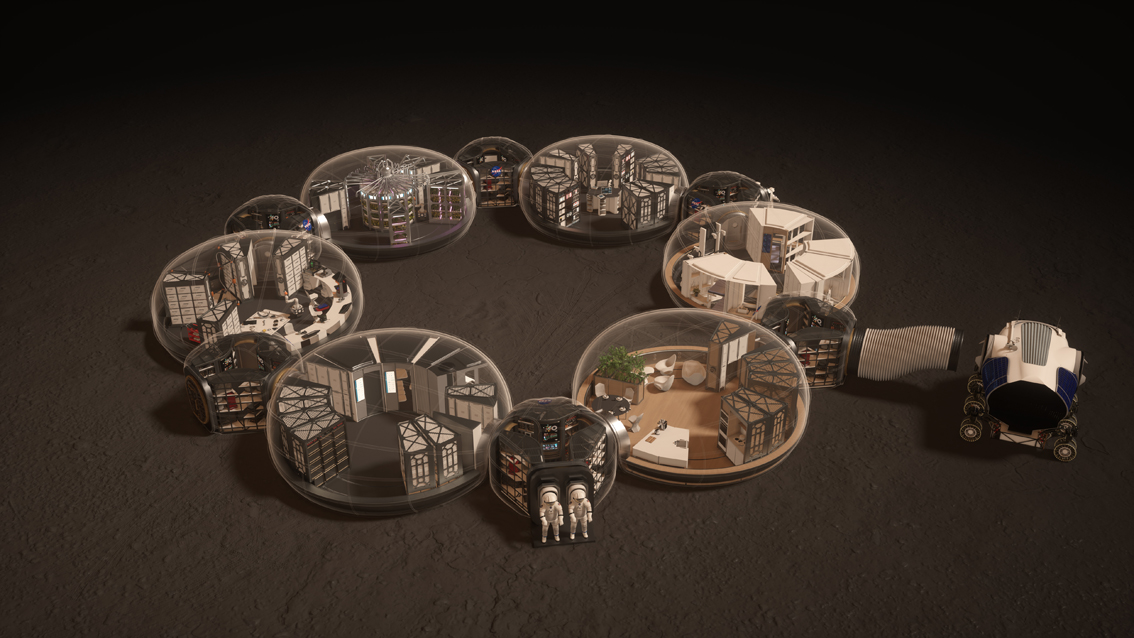 Mars habitat by Hassell