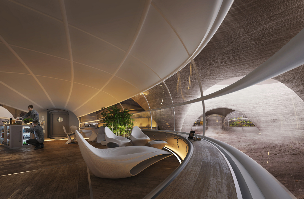 Mars habitat by Hassell