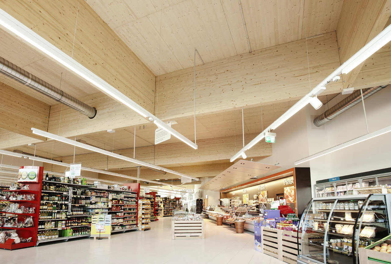 Spar supermarket by Love Architects
