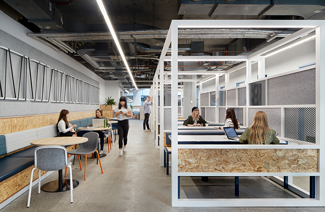 The new VUHQ at Victoria University Footscray Park campus provides the students with amenity akin to a city café 