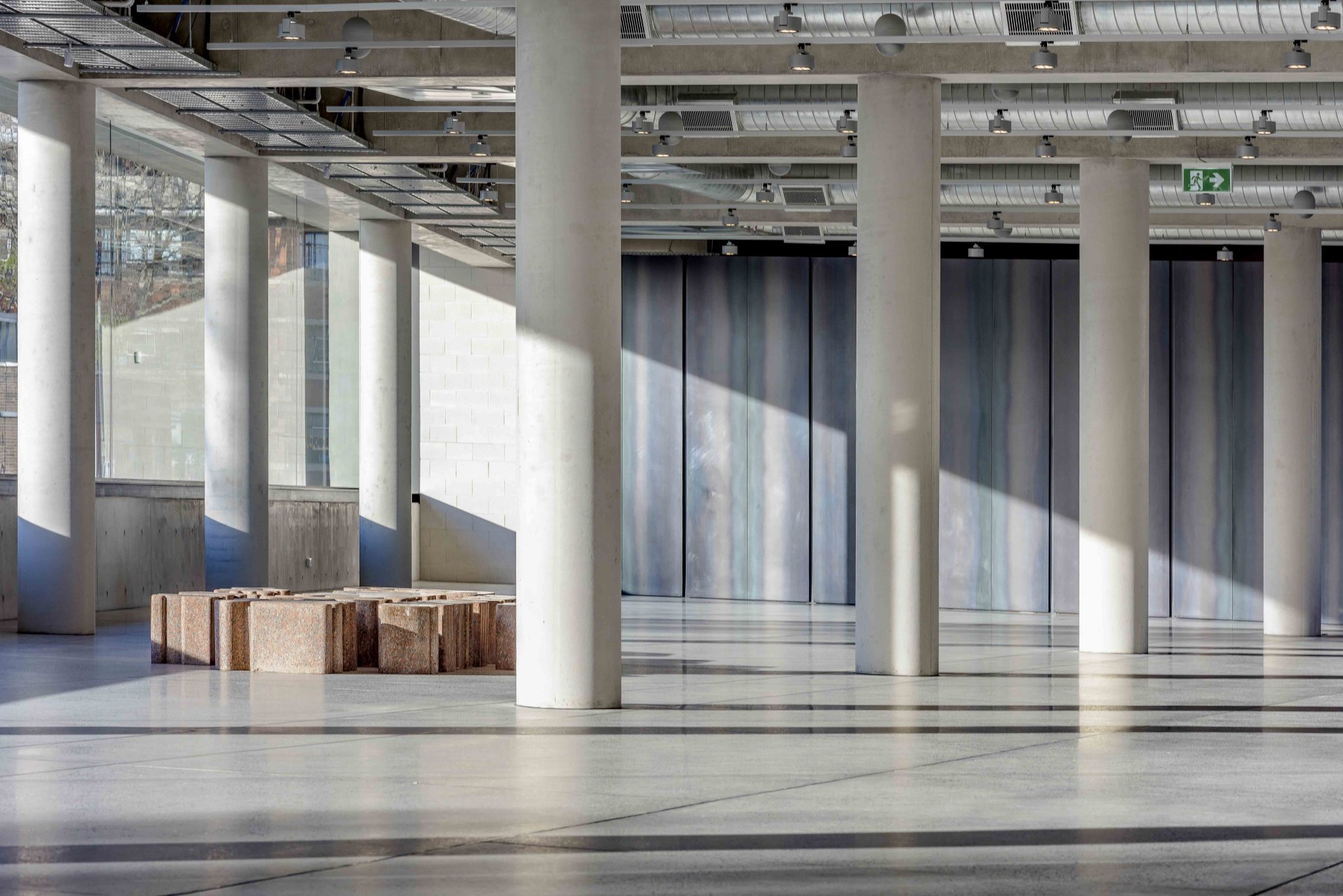 Dangrove Art Storage Facility Interior, Alexandria NSW Australia, designed by Tzannes, built by Infinity Constructions. Photography by The Guthrie Project.