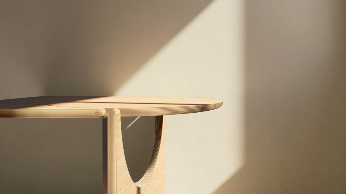drop leaf table | tsai Design | Photographer: na