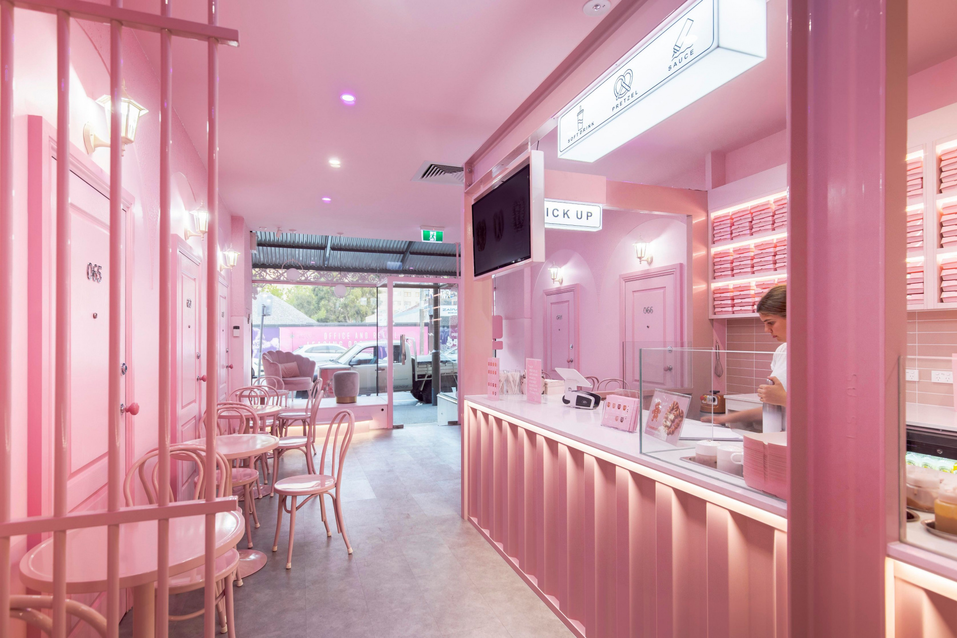 Melbourne pretzel shop gets pretty in millennial pink Australian