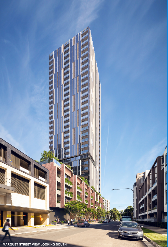 Fender Katsalidis selected for $310M mixed-use tower design in Rhodes, Sydney's Inner West