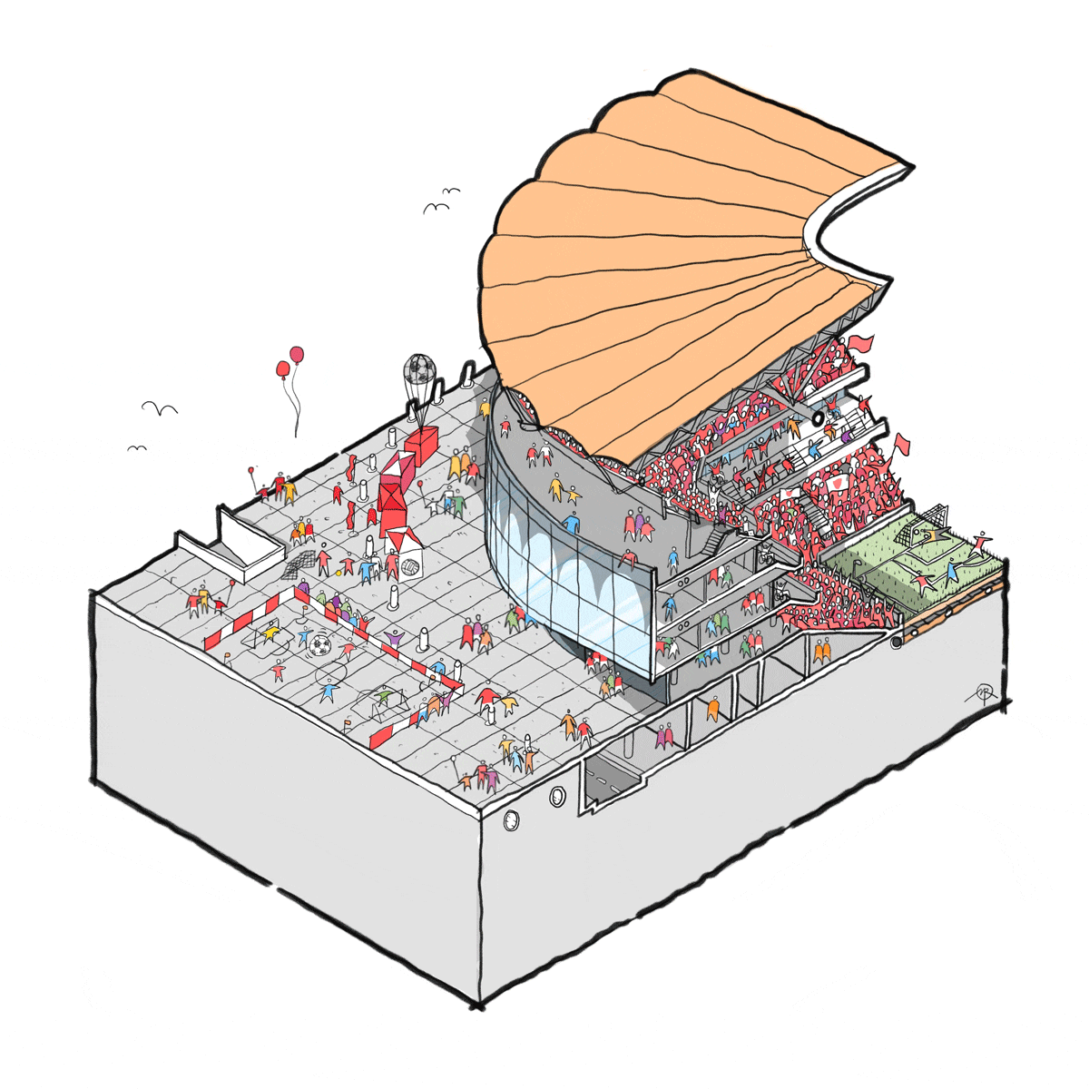 white elephant stadium