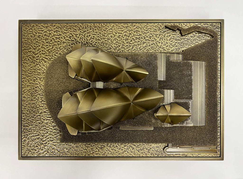 Sydney Opera House 3D touch map from above