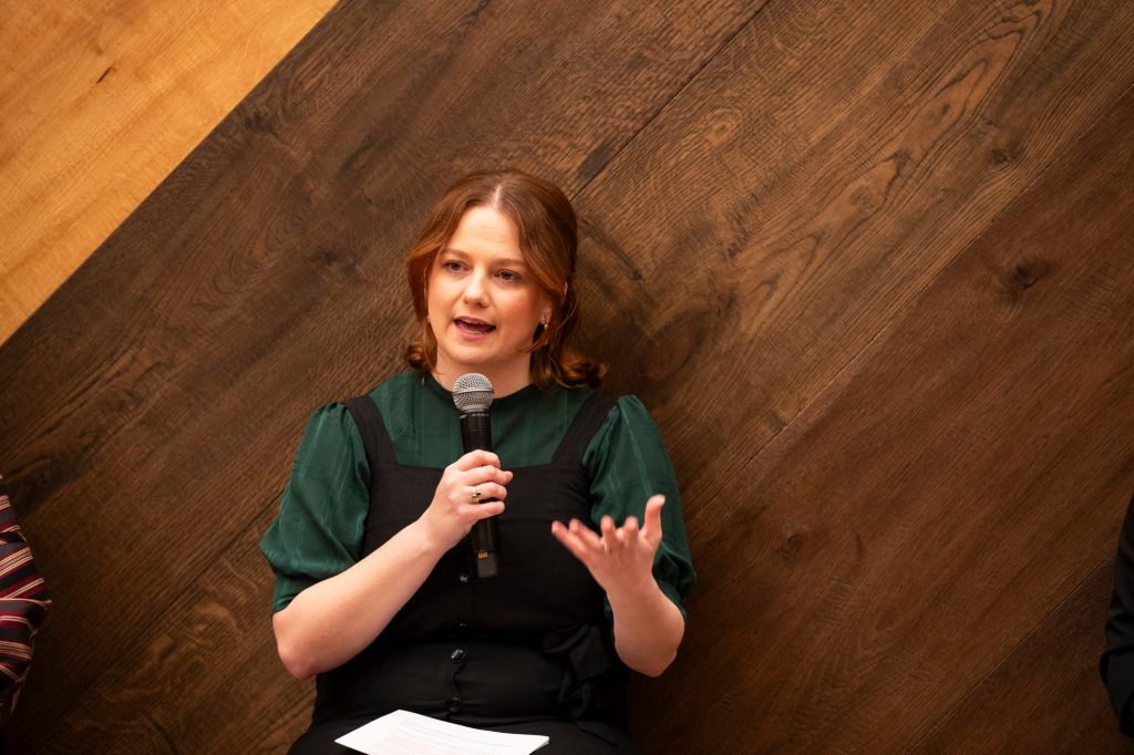 Jessamy Ferguson-Smith talking