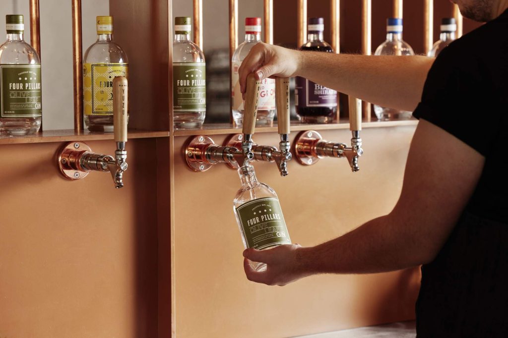 gin on tap from production to pipes