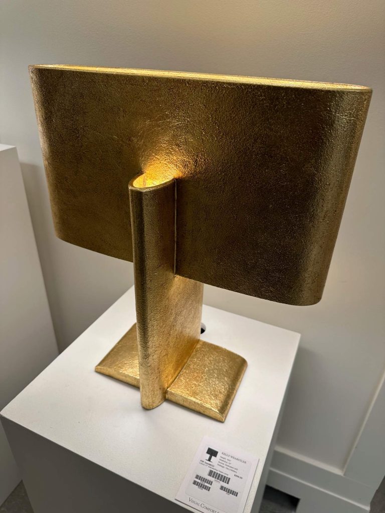 gilded bronze finish