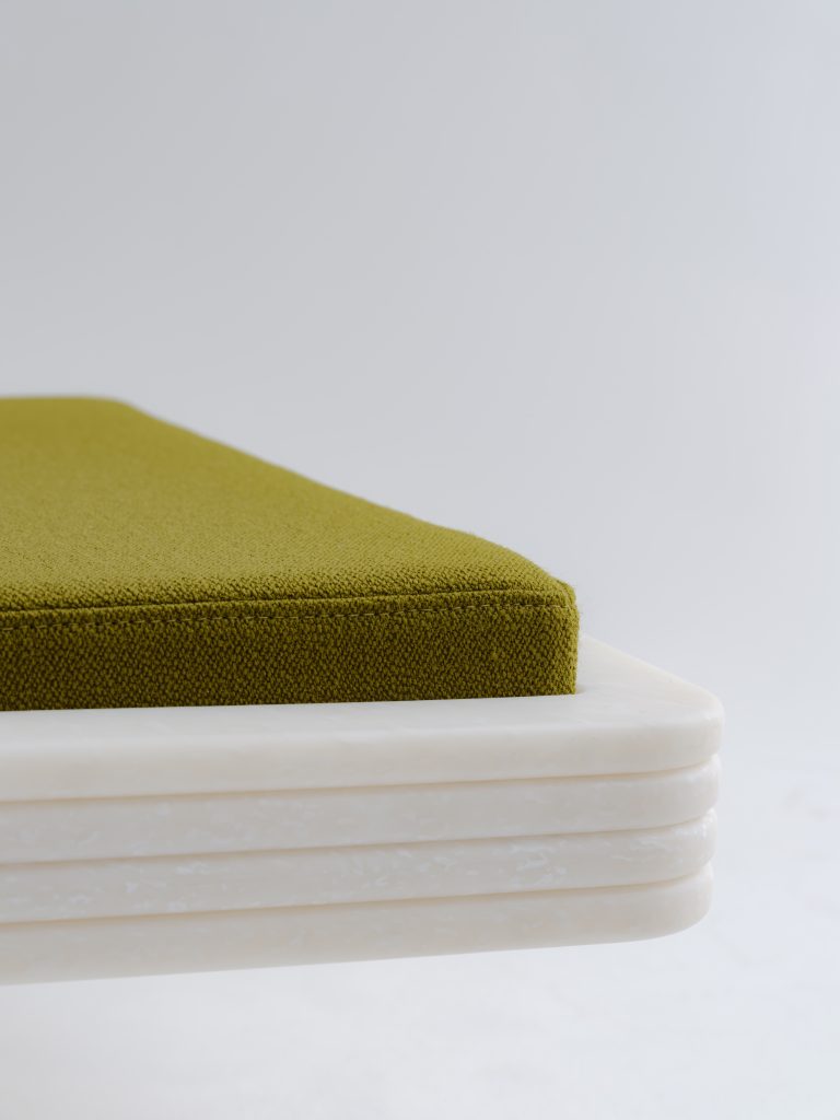Kvadrat Vidar 4 fabric is a nod to mid-century colour schemes
