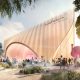 Buchan's design for the Australian Pavilion for Expo 2025, Osaka, is an abstraction of a eucalyptus gumnut, symbolic of the diversity and resilience of Australian people. Render: FloodSlicer