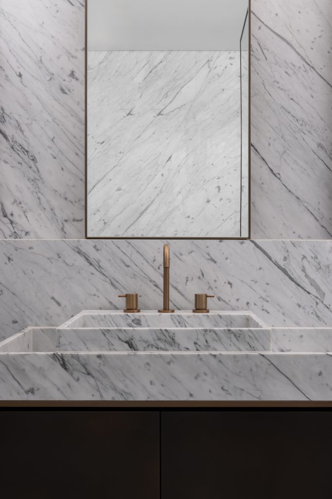A monochromatic is timeless, especially when combined with meticulously executed design.