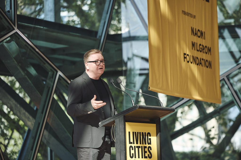 Living Cities Forum, Melbourne. Andrew MacKenzie, co-director Melbourne-based publisher Uro Publications. Photography by Michael Pham.